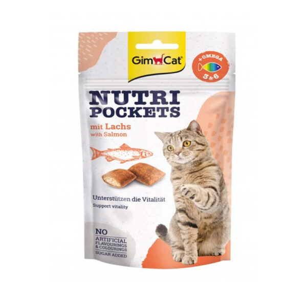 غذای تشویقی گربه جیم کت طعم سالمون