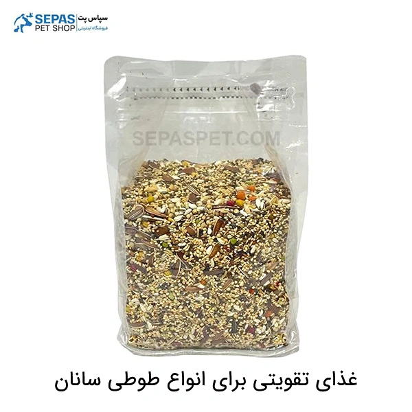 خرید غذای تقویتی برای انواع طوطی سانان