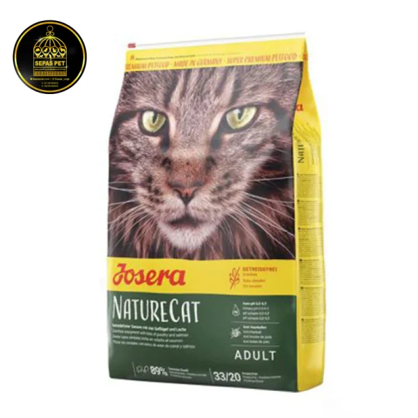 غذای خشک گربه جوسرا طعم مرغ و ماهی آزاد Josera Naturecat