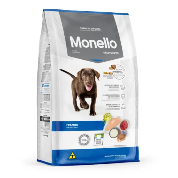 غذای خشک سگ پاپی مونلو طعم مرغ Monello Puppy Chicken