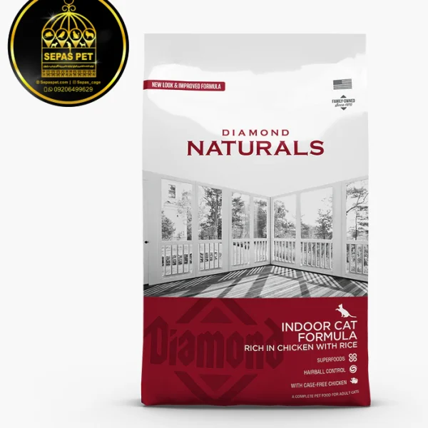 غذای خشک گربه بالغ دایموند نچرال Diamond Naturals Adult Cat Dry Food