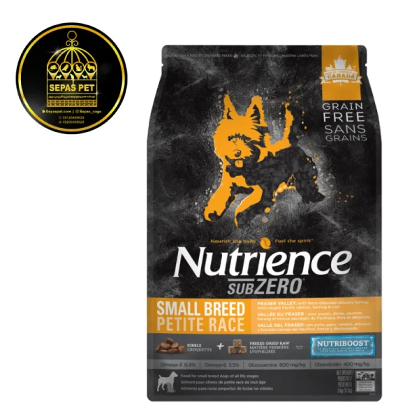 غذای خشک سگ نژاد کوچک مینی نوترینس Nutrience SubZero Fraser Valley Small Breed Dog