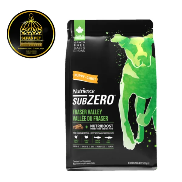 غذای خشک توله سگ نوترینس Nutrience Subzero Fraser Valley Puppy