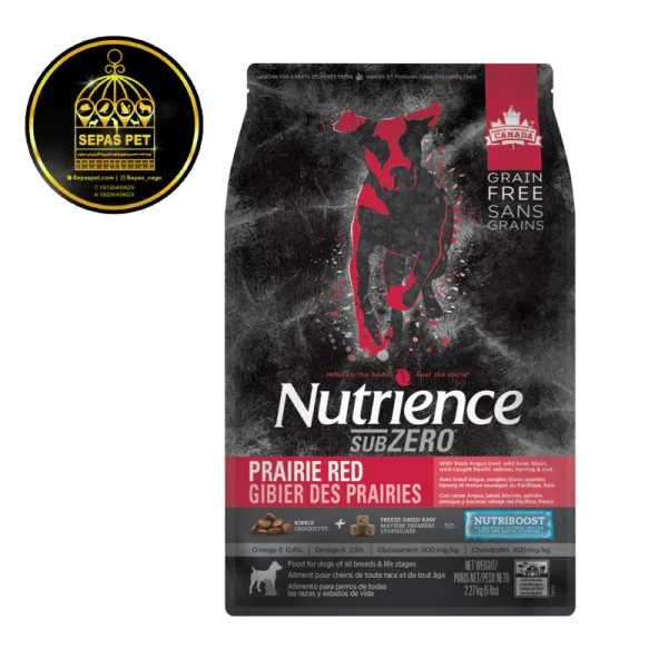 غذای خشک سگ نوترینس Nutrience Subzero Prairie Red Dog