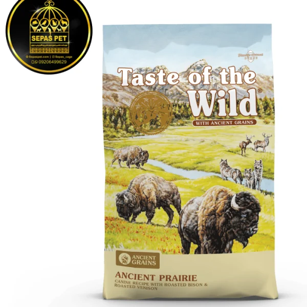 غذای خشک سگ طعم گاومیش و گوزن Taste Of The Wild Ancient Prairie