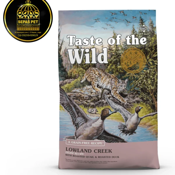 غذای خشک گربه تیست آف د وایلد ادالت Taste of the Wild Lowland Creek