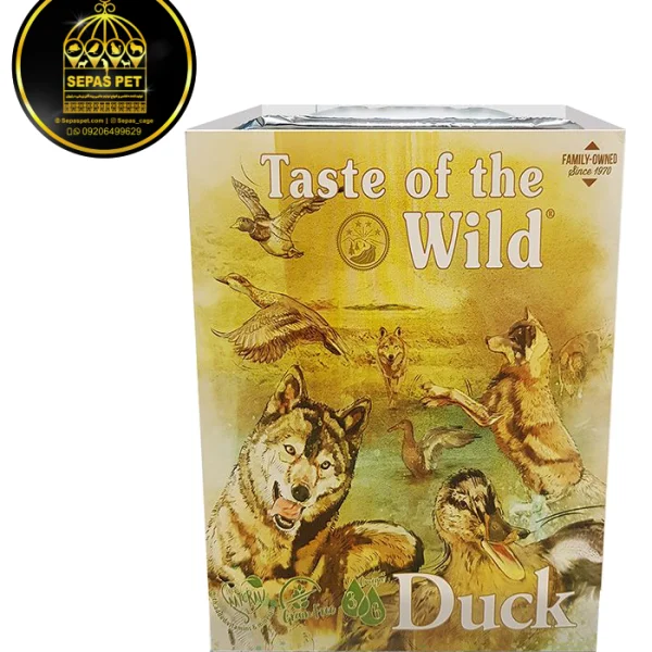 غذای کاسه‌ای سگ طعم اردک Taste of the Wild Duck Wet Dog Food