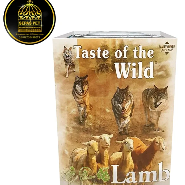 غذای کاسه‌ای سگ طعم بره Taste of the Wild Lamb Wet Dog Food