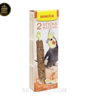 استیک تشویقی تخم مرغ و عسل بنلوکس طوطی Benelux Honey Eggs Stick