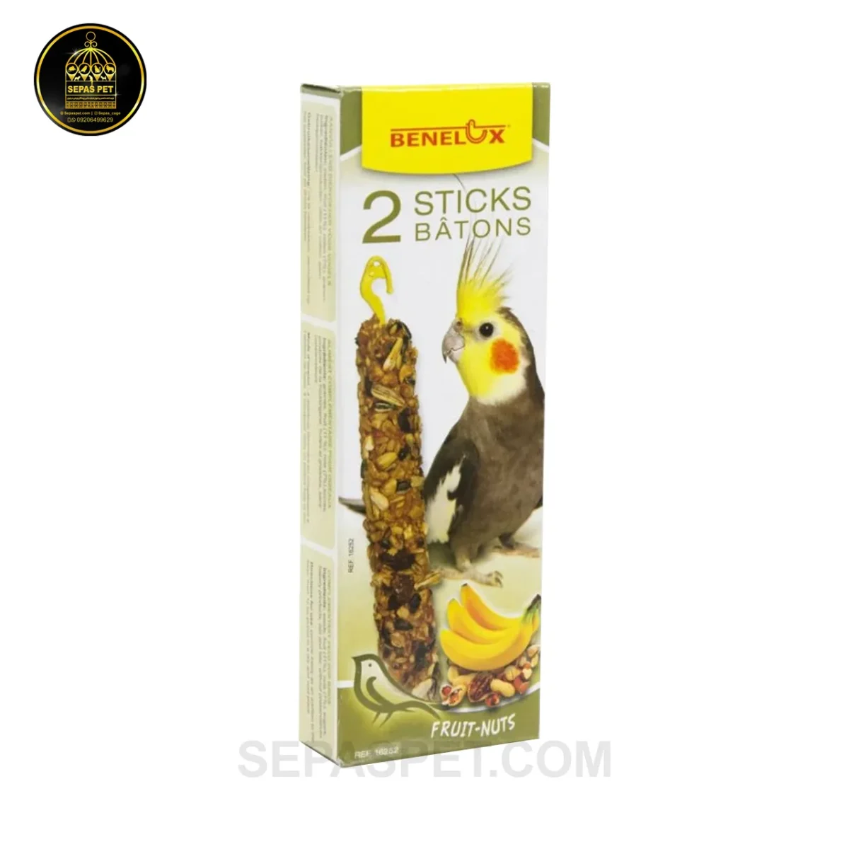 استیک تشویقی میوه و آجیل بنلوکس Benelux Fruit Nuts Sticks