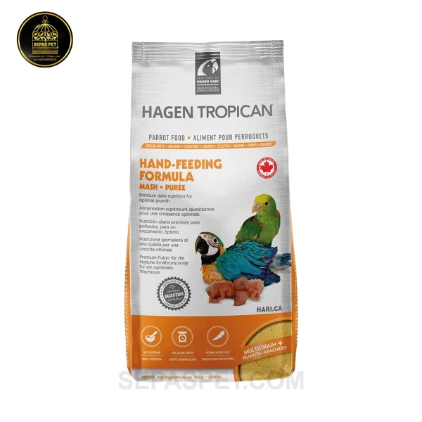 سرلاک طوطی سانان هاگن HAGEN Hand Feeding Formula - وزن 400 گرم