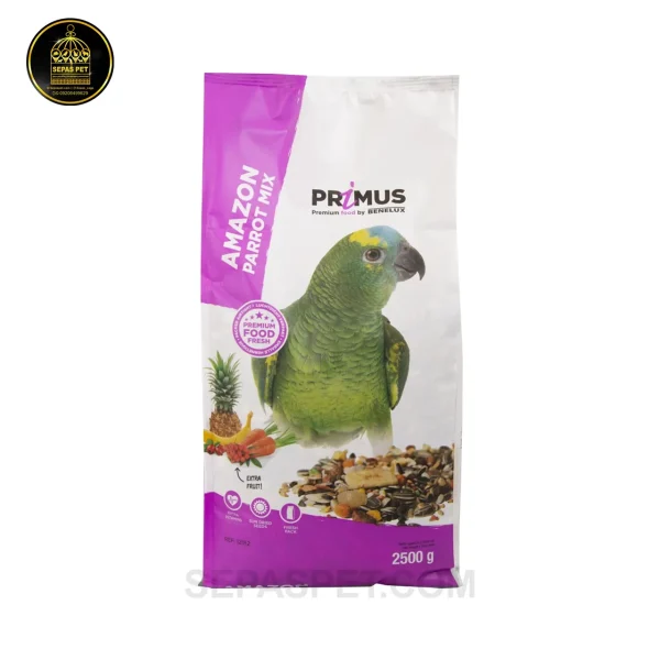 غذای مخلوط پریموس بنلوکس طوطی آمازون Benelux Primus Amazon Parrots Mixture