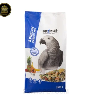 غذای مخلوط پریموس بنلوکس مخصوص کاسکو + پلت و میوه خشک - Primus african parrots mixture