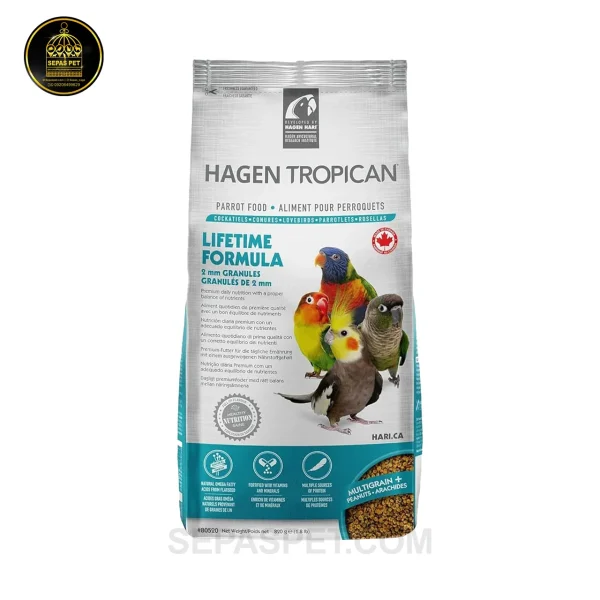 پلت روزانه هاگن طوطی سانان سایز ریز HAGEN Tropican Lifetime
