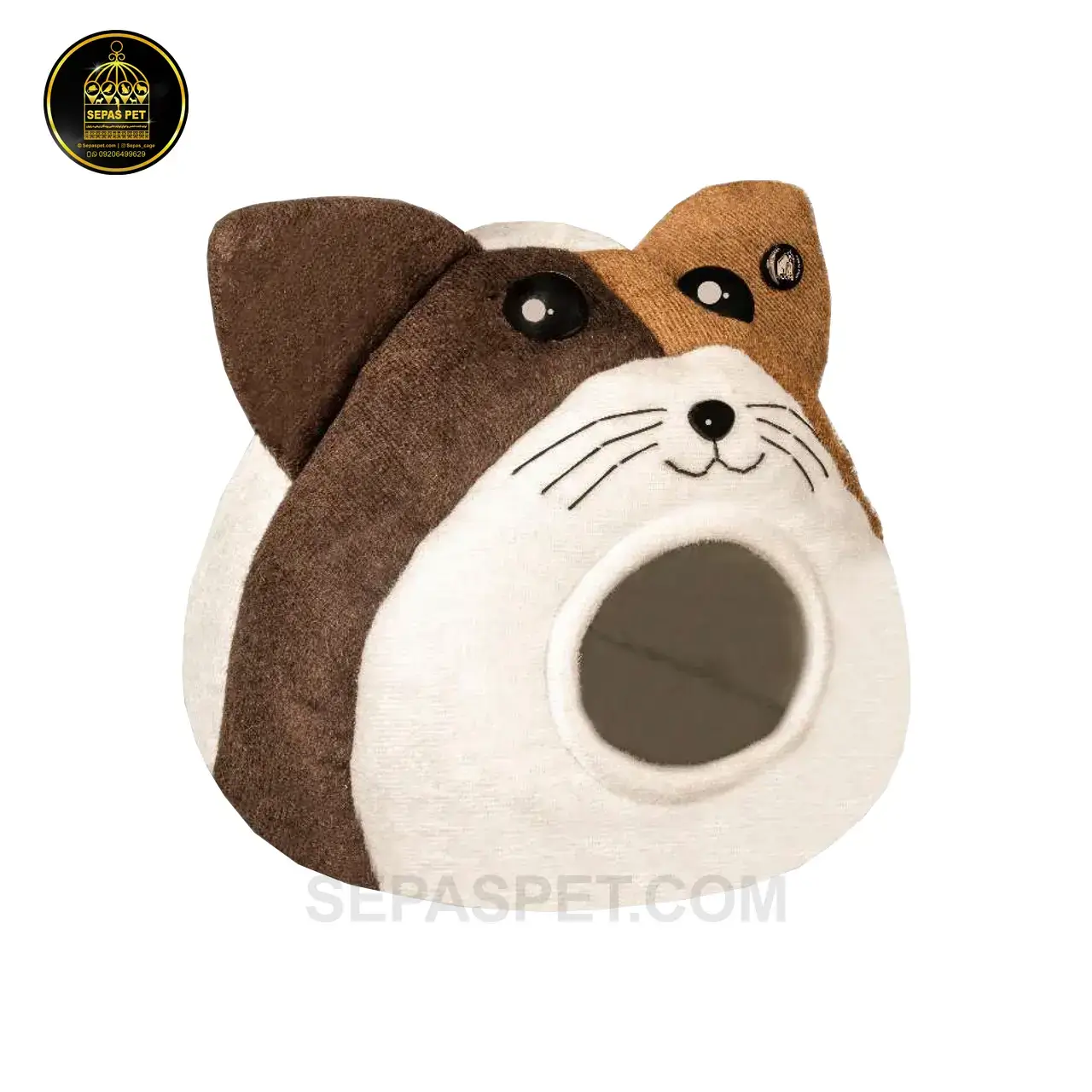 لانه پرندگان (مخفیگاه) مدل گربه - سایز متوسط لانه پرندگان (مخفیگاه) مدل گربه - سایز متوسط