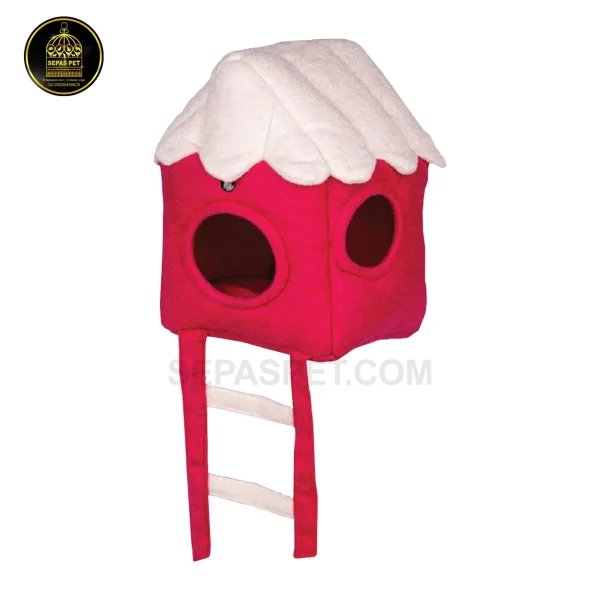 مخفیگاه پرندگان و طوطی سانان مدل کلبه ساحلی